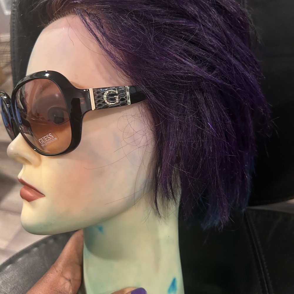 Guess Brown Gradient Oversized Shield Sunglasses - image 4